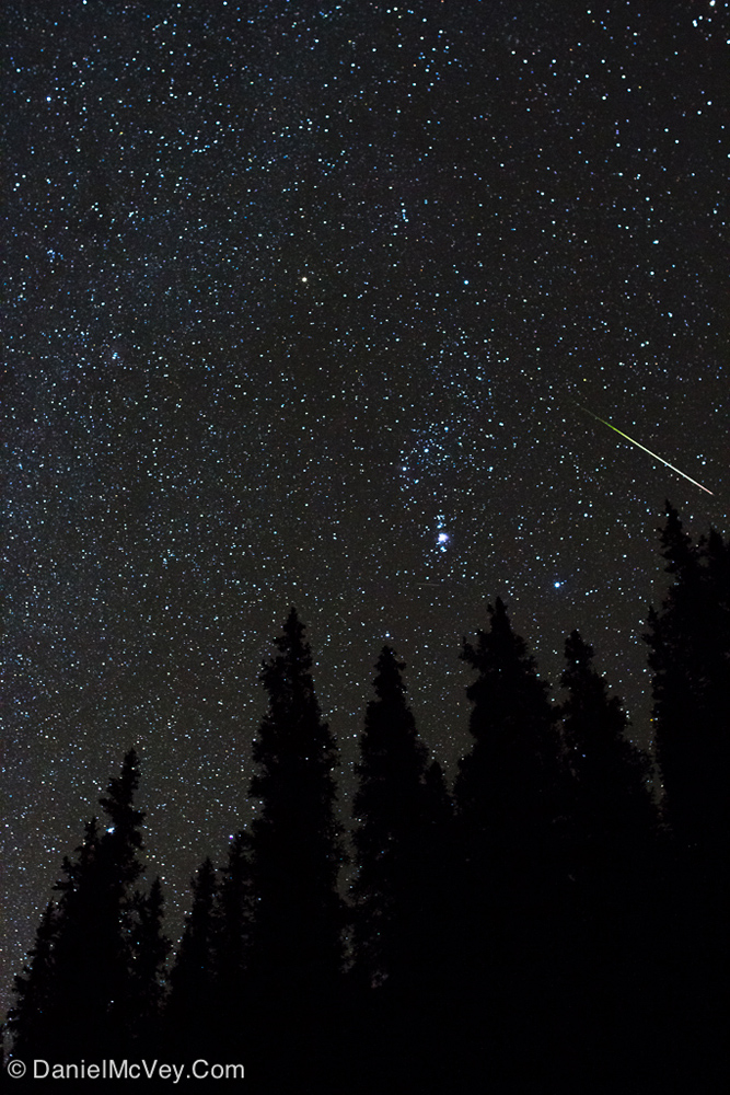 Orionid Meteor Shower: Leftovers of Halley's Comet